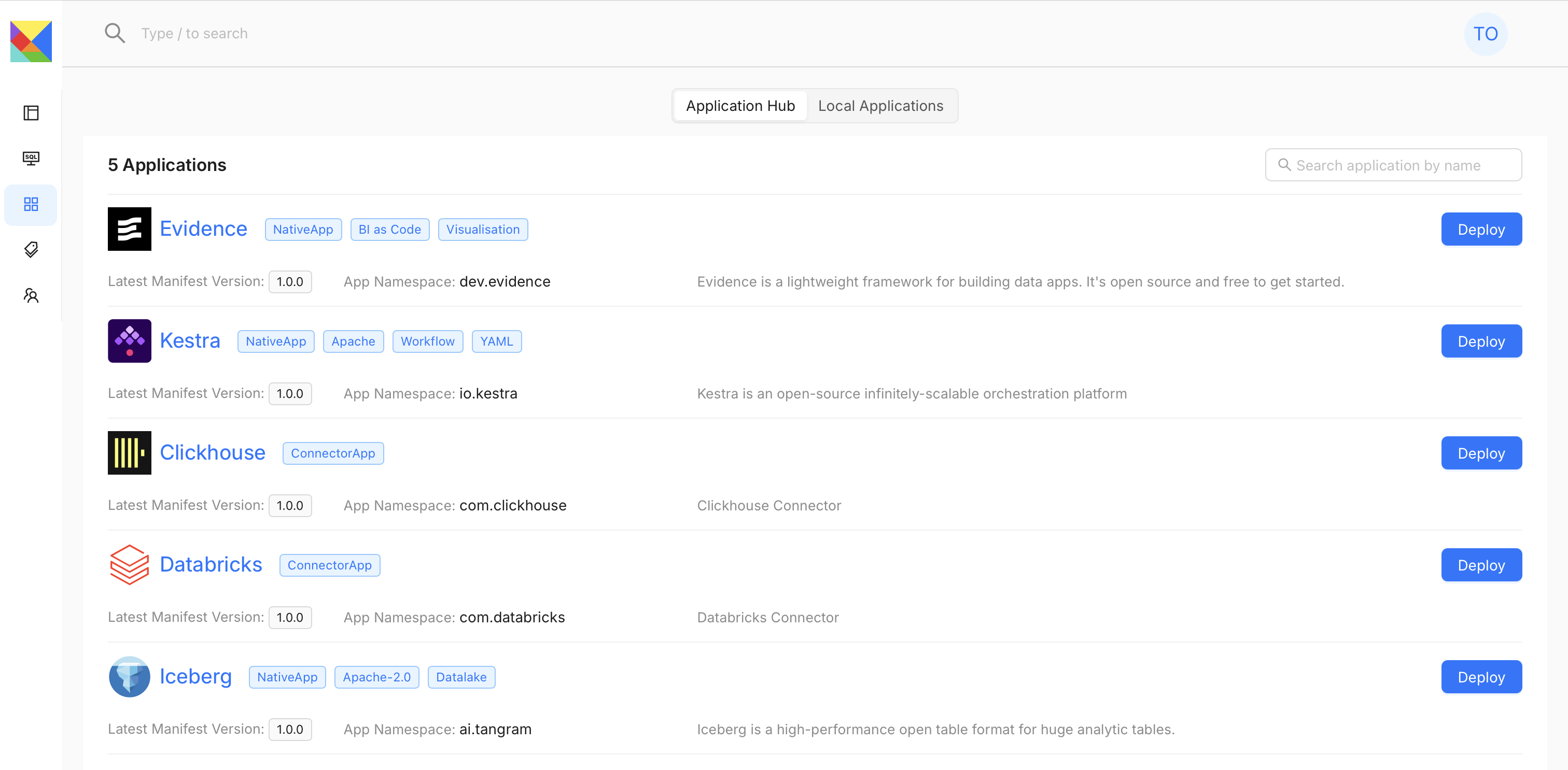 Application Hub